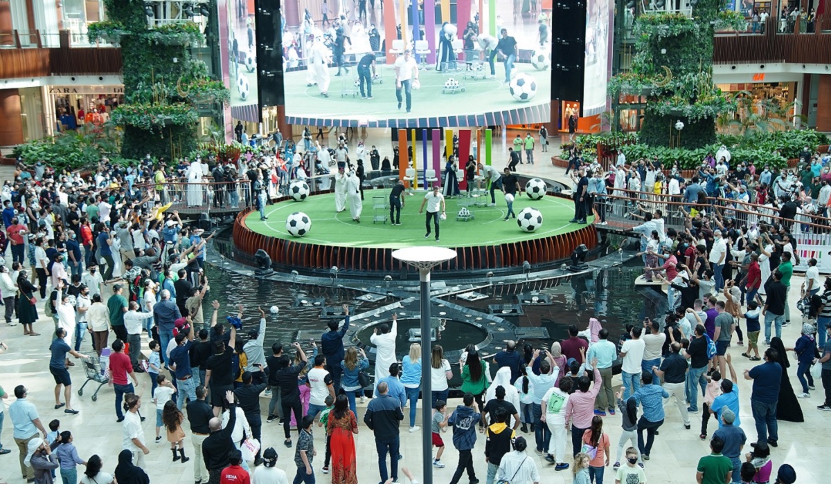 Football legends landed at Mall of Qatar’s Oasis Stage